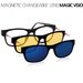 Ochelari de soare magnetici cu lentile interschimbabile Magic Vision